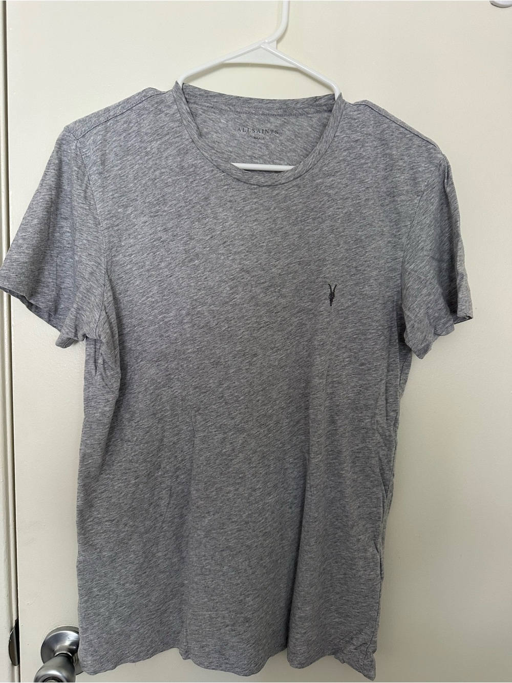 Men's Grey All Saints T-Shirt